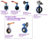 Zaporne lopute - Butterfly Valves - Absperrklappen