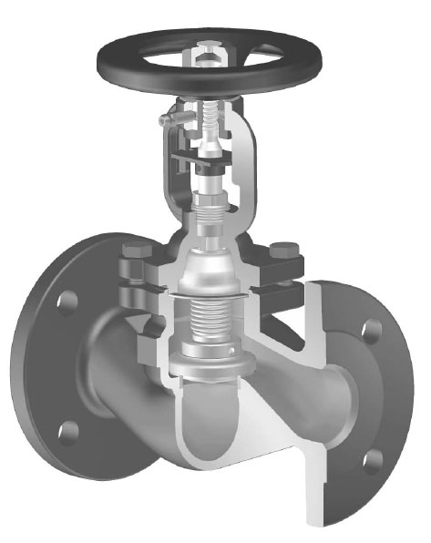 Zaporni ventili s kovinskim mehom ARI FABA