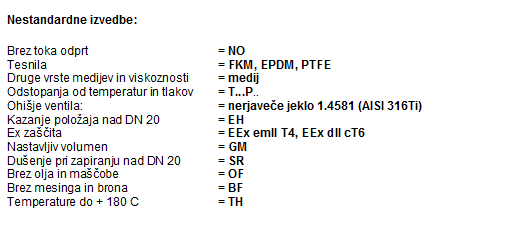 TIP 25 Prehodni elektromagnetni ventil