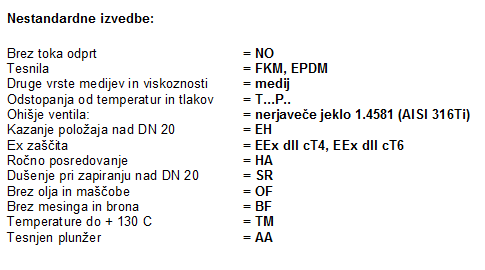 TIP 28 Prehodni elektromagnetni ventil membranski