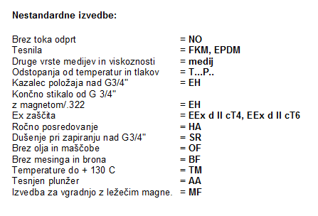 TIP 43 Prehodni elektromagnetni ventil membranski