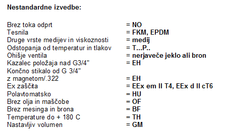 TIP 48 Prehodni elektromagnetni ventil