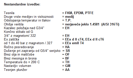 TIP 50 Prehodni elektromagnetni ventil